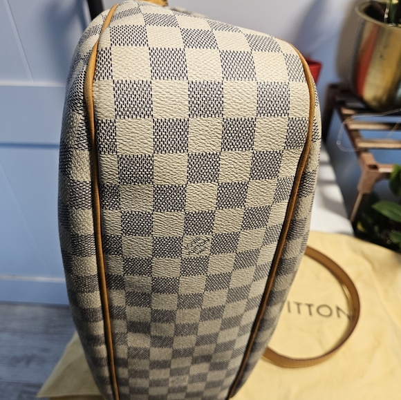 Azur Damier Canvas Siracusa MM - Picture 3 of 9